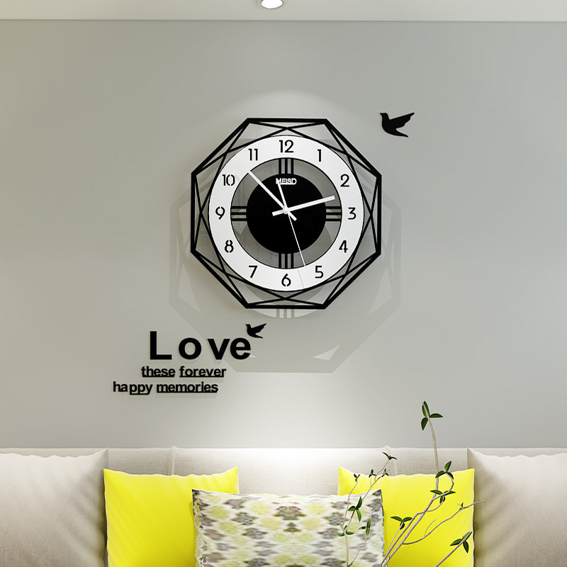 Nordic Minimalist Wall Clock - Creative Home Design