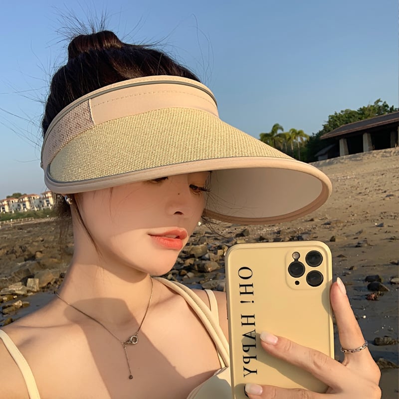 Women's Fashion Lettered Sunscreen Hat